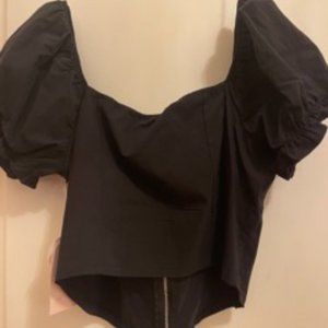 BLASHE Corset Zip Up Shirt